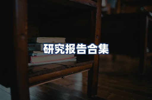 研究报告合集